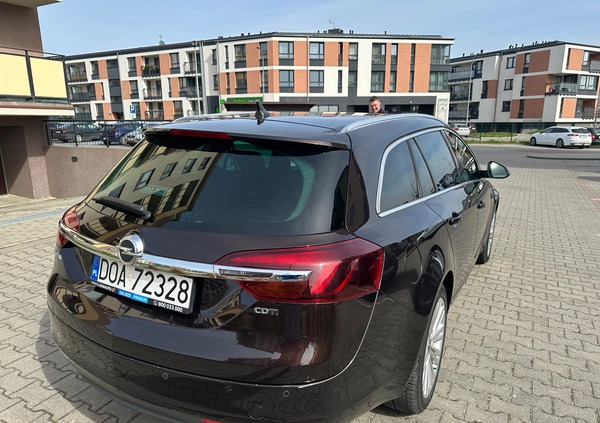 Opel Insignia cena 40000 przebieg: 129500, rok produkcji 2014 z Oława małe 67